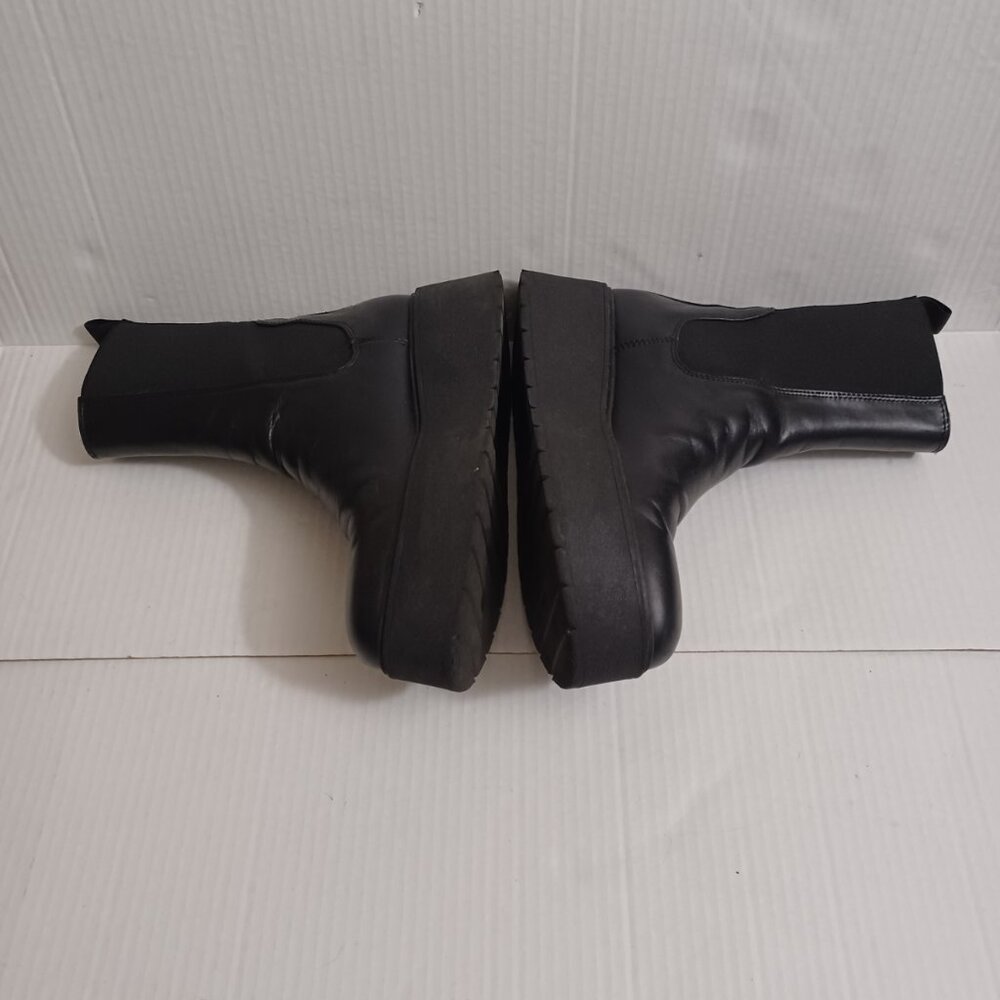 ZARA CHUNKY PLATFORM ANKLE BOOTS - GOTH GRUNGE STYLE - Picture 6 of 13